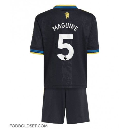 Manchester United Harry Maguire #5 Tredje trøje Børn 2025-26 Kortærmet (+ Korte bukser)